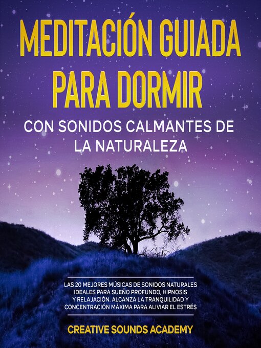 Cover image for Meditación guiada para dormir con sonidos calmantes de la naturaleza